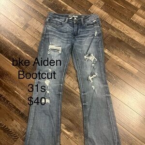 BKE Aiden Bootcut Jeans - Blue